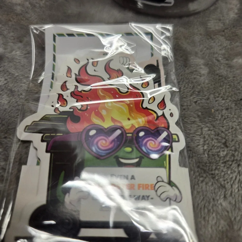 Solmay Positive Affirmation Emotional Support Dumpster Fire 60 Positivity Cards
